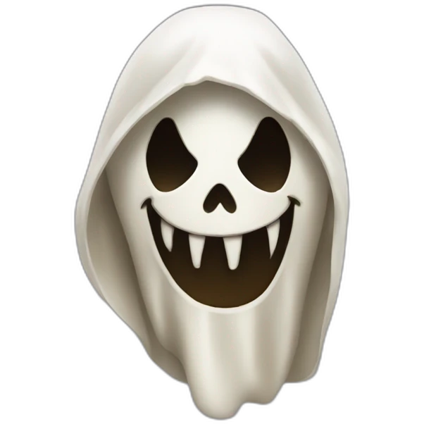 ghostface happy emoji
