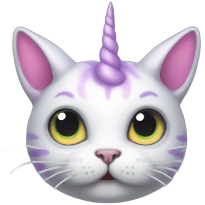 Unicorn squid cat emoji