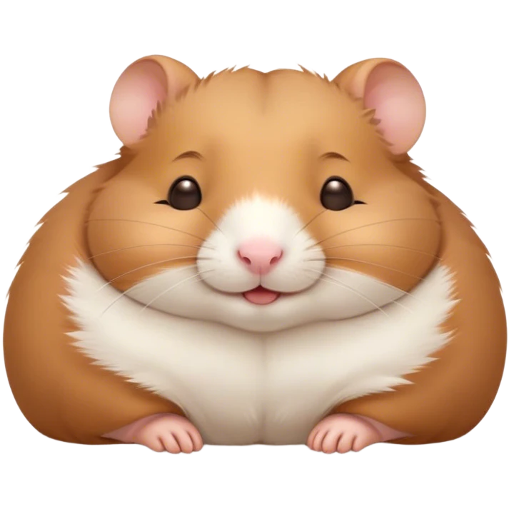 Meme-Worthy Cute Sleeping Brown Hamster Portrait Emoji, Head resting peacefully with a contented smile, showcasing a delightfully compact build and a luxuriously soft rich brown coat, eyes shut in a serene nap, Simplified yet hilariously adorable features, highly detailed, glowing with a soft, drowsy light, high shine, relaxed and utterly lovable, stylized with an air of playful laziness, bright and heartwarming, soft glowing outline, capturing the essence of a comically sleepy hamster, so meme-worthy it feels like it could instantly become the next viral sensation of adorable slumber! emoji