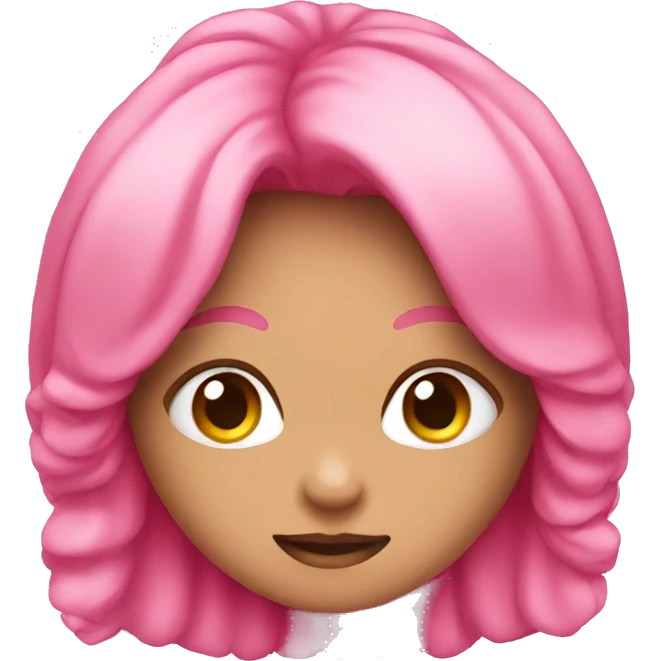 Cute pink  emoji