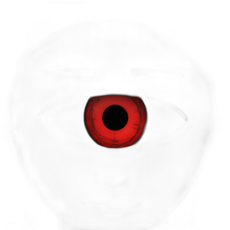 Le personnage Naruto avec le sharingan emoji