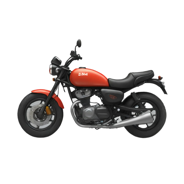 Chat sur une moto emoji