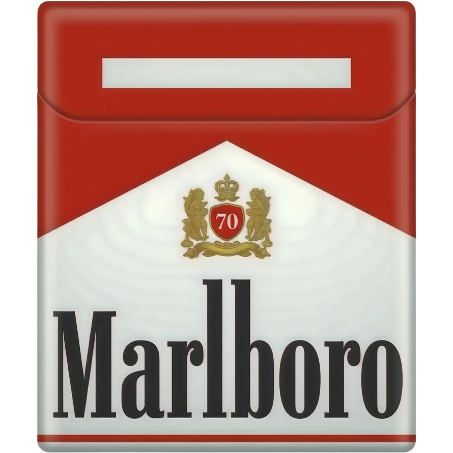 marlboro red cigarette pack emoji