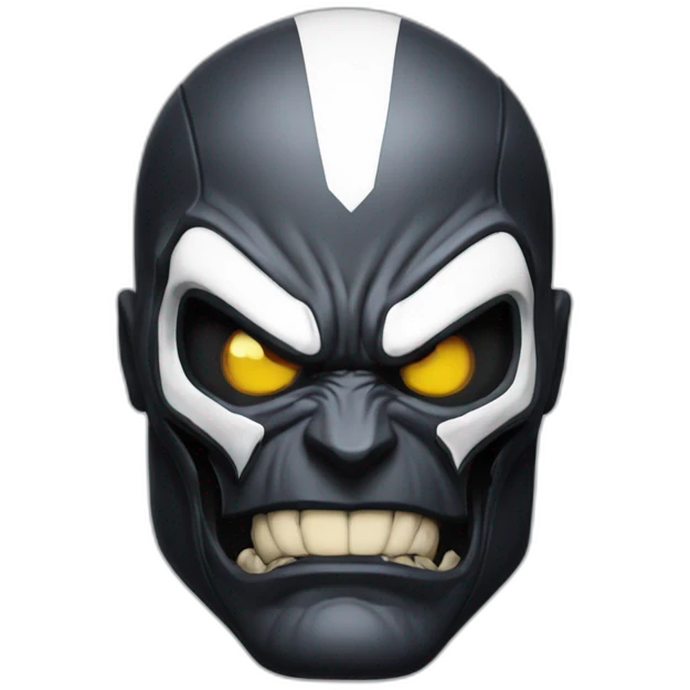 The head of the Marvel's character Venom emoji