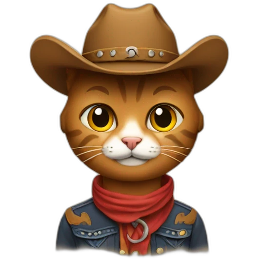 Cat cowboy  emoji