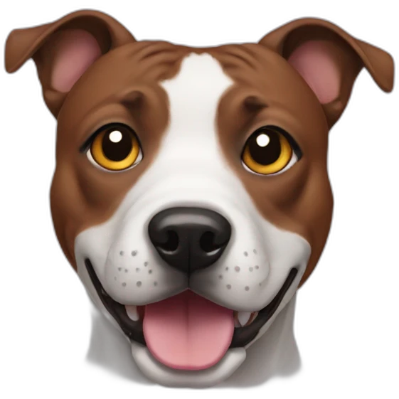 staffie dog emoji