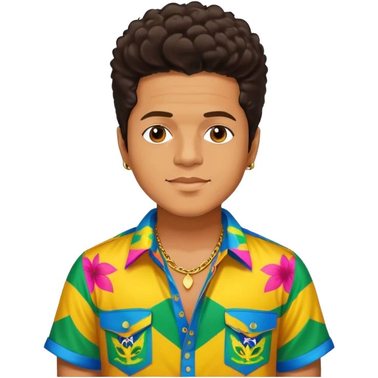 Bruno Mars in Brazil  emoji
