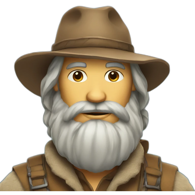 Mountain man emoji