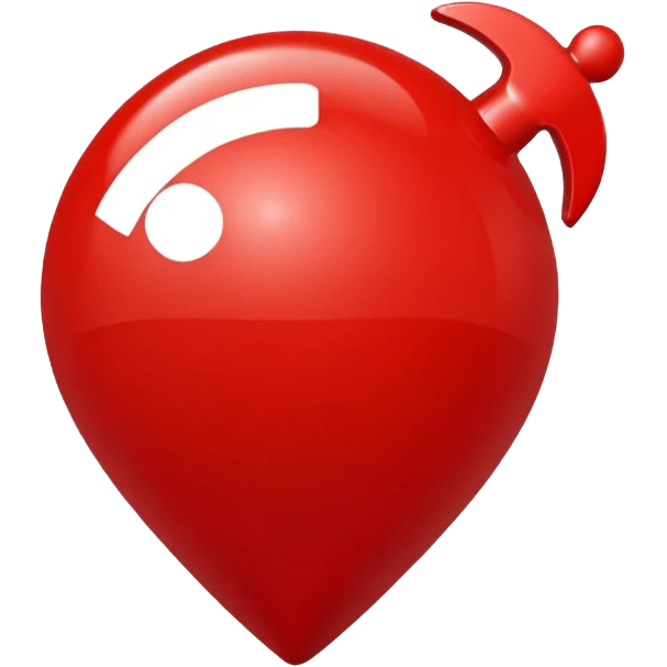 Red Location symbol emoji