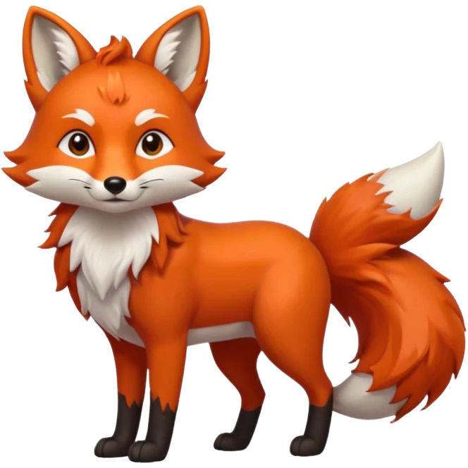 crimson brave fox emoji