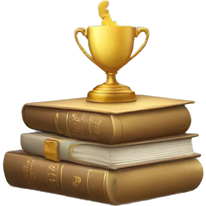 Book trophy emoji
