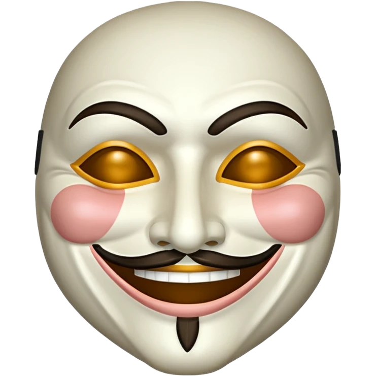 comedy masks guy fawkes masks icon emoji