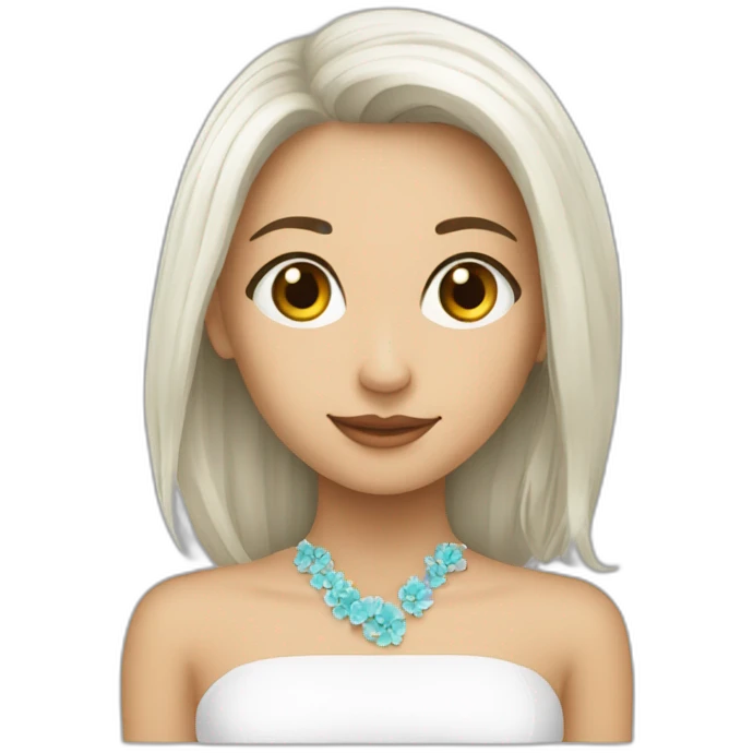 девушка с темнаями волосами emoji