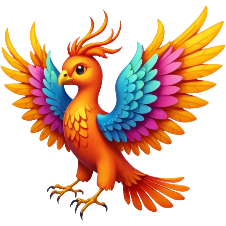 phoenix and butterfly emoji