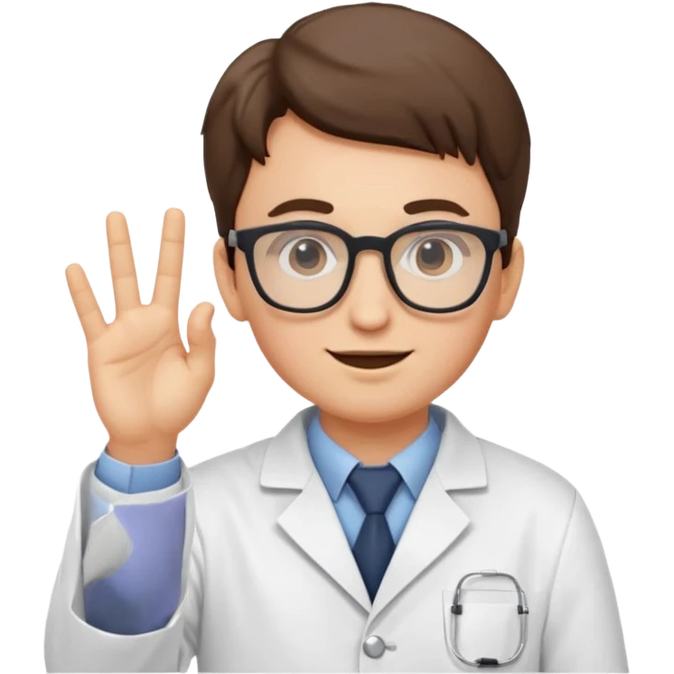 Nerd scientist emoji with those 🤓👆🥼 emoji