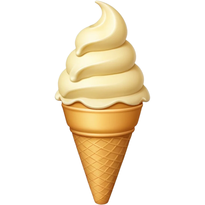 vanilla ice cream emoji