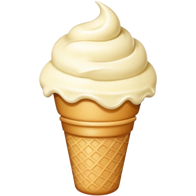 vanilla ice cream emoji