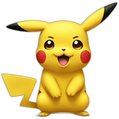 Pikachu émotions emoji