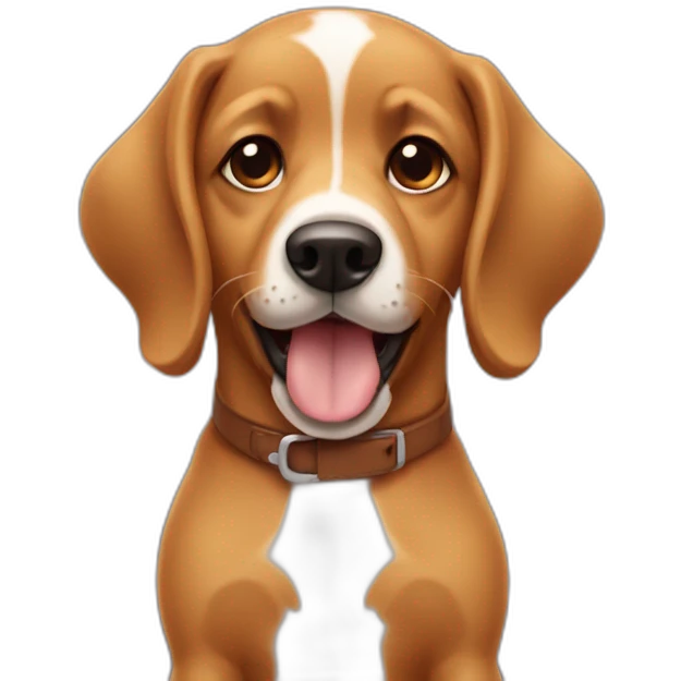 Cachorro caramelo emoji