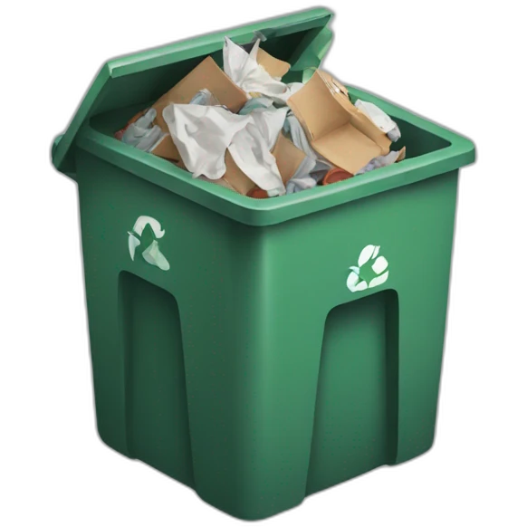 Trash open emoji
