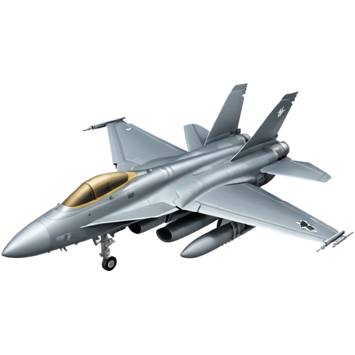 Un avion de combate f18 emoji
