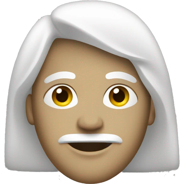 neutral white emoji