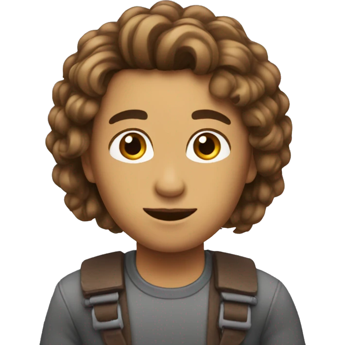 Cabelo cacheado emoji