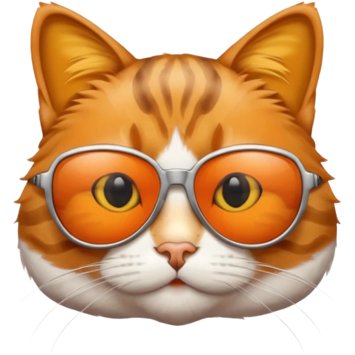 Cat wearing sunglasses emoji