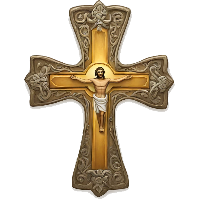 coptic Orthodox cross clear emoji