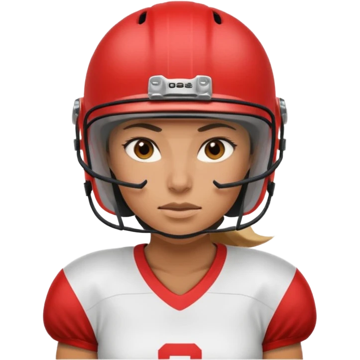 female football player emoji