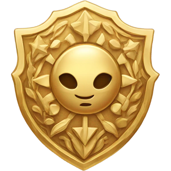 golden badge emoji