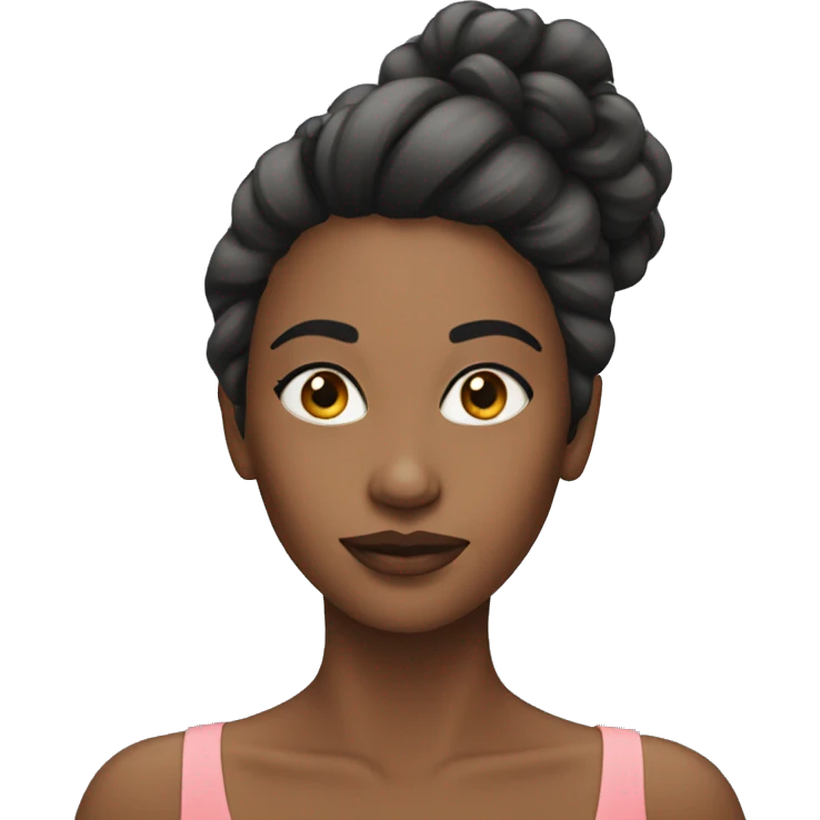 woman doing hair/makeup emoji