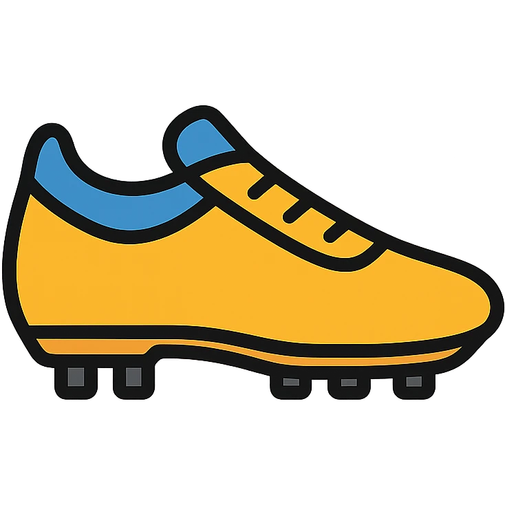 soccer cleats color outline icon emoji