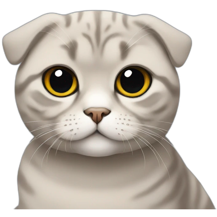 Scottish fold emoji