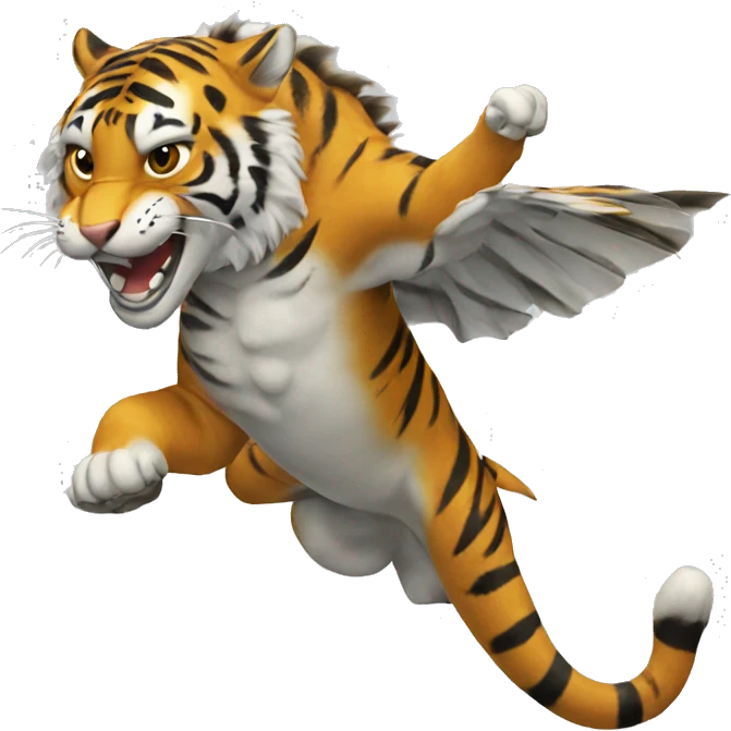 flying tiger  emoji