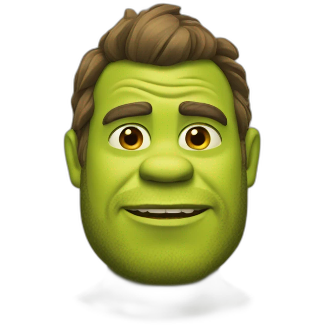 shrek with beard emoji
