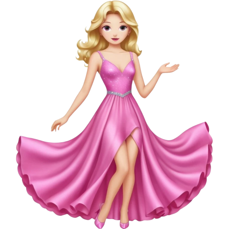 glitter pink sexy emoji