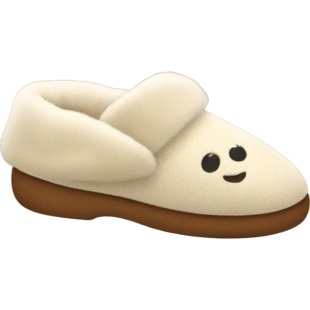 Cozy fall slippers  emoji