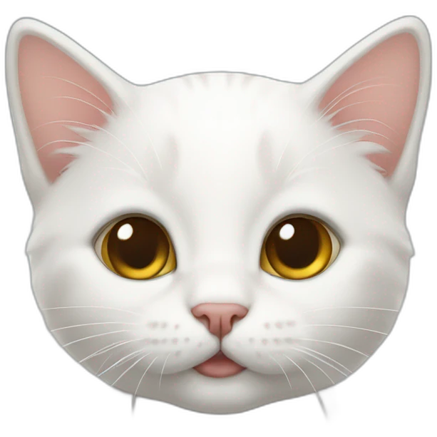 white kitten emoji