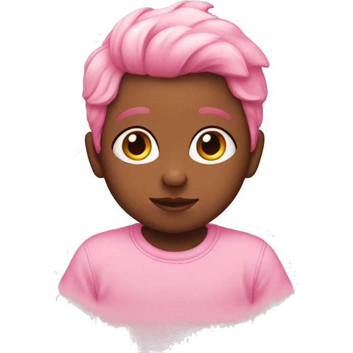 Baby pink hart emoji