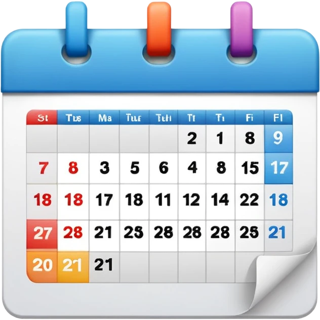 calendar emoji