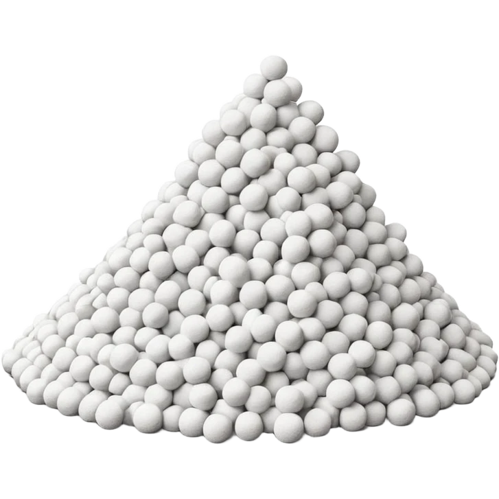 Molding plastic foam granulated  emoji