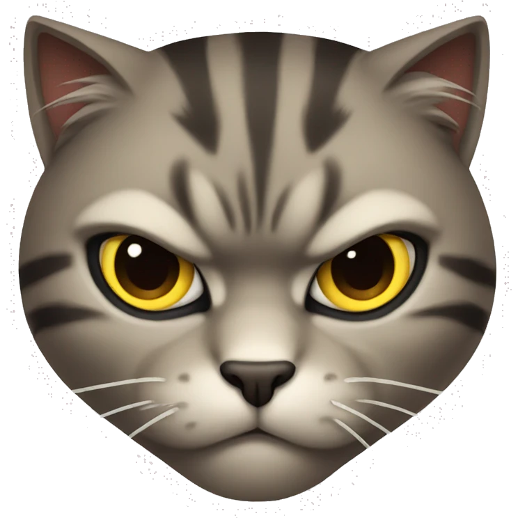 Cat angry emoji