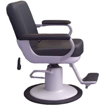 hair salon classroom with instructor and students learning emoji