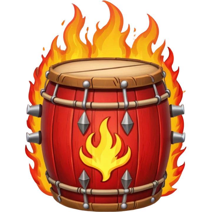 SHAMAN DRUM FIRE emoji