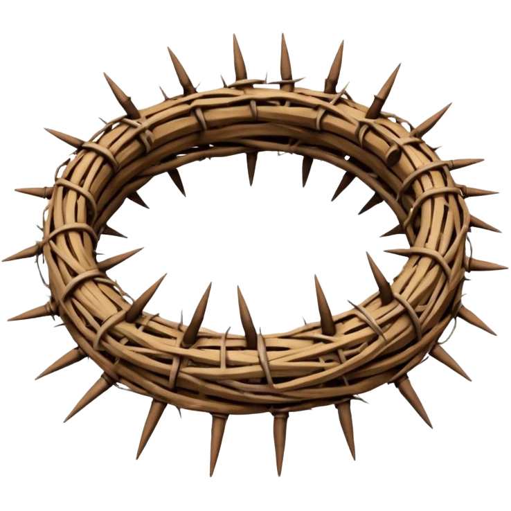 jesus's crown of thorns  emoji