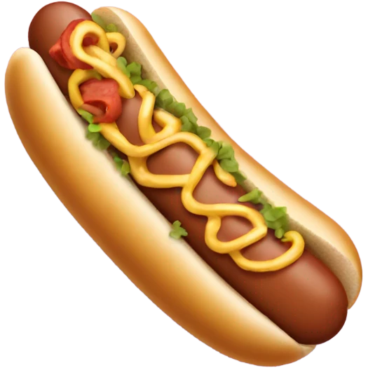 Stinky hot dog emoji