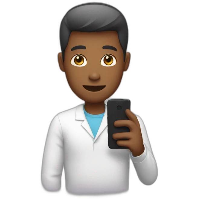 human with phone emoji