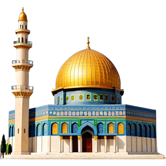 Dome of the rock, Palestine emoji