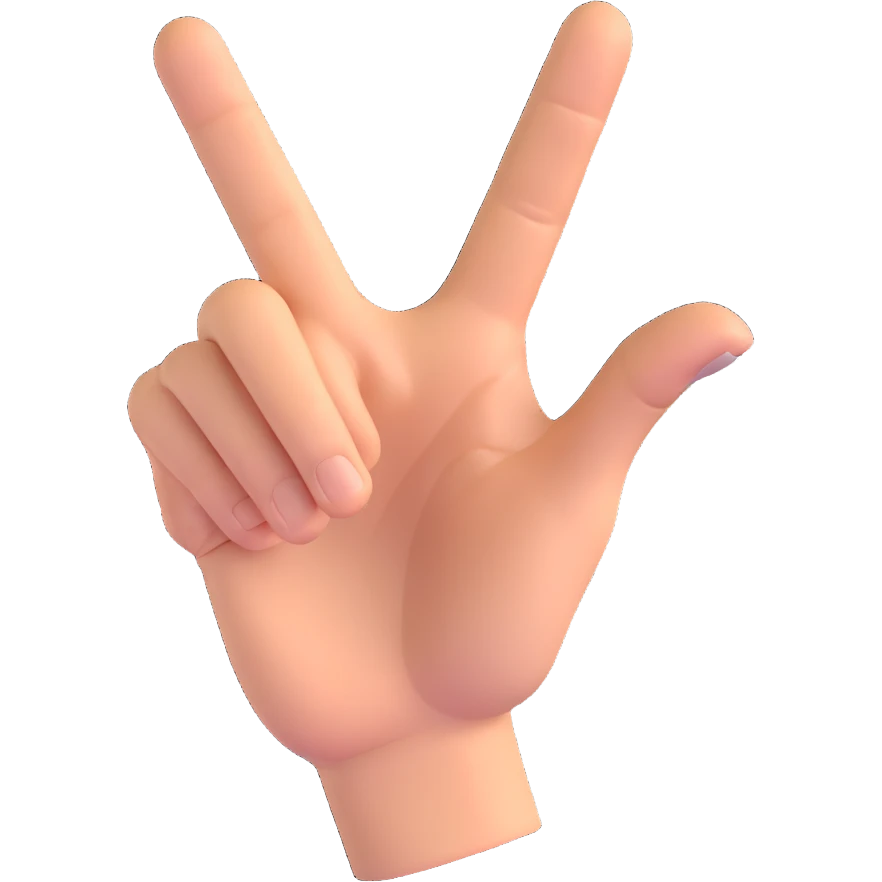red rock n roll hand gesture emoji emoji
